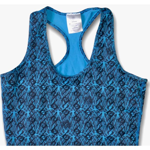 IVIVVA LULULEMON ATHLETICA Girls Tank Top Blue Disney Shake It Up Size 14 - Picture 2 of 9